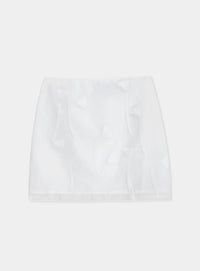 ISABELLA WHITE SHORT SKIRT