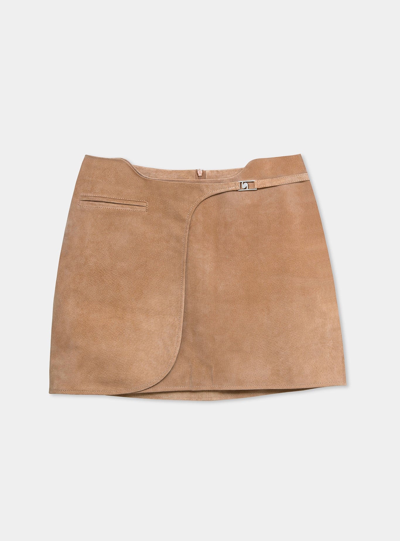 LUANA TAUPE SHORT SKIRT