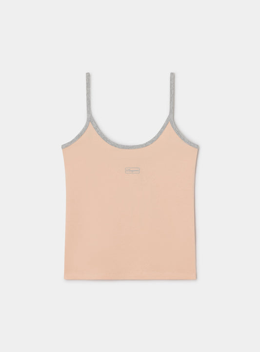 MEMFIS PINK STRAP TANK TOP