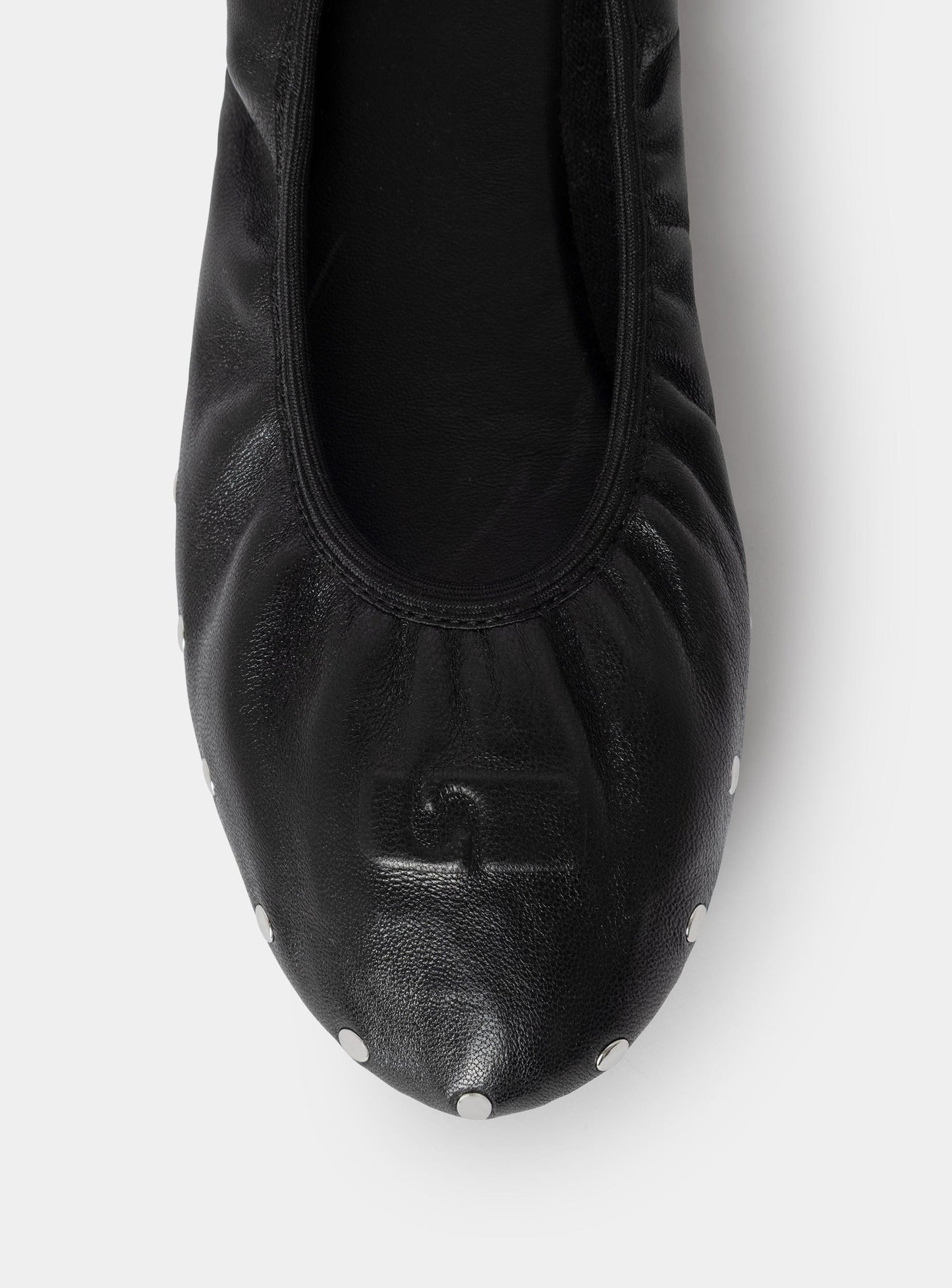 PLIÉ BLACK STUDS BALLERINA