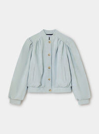ROBY LIGHT BLUE BOMBER JACKET