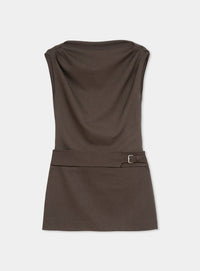 ZOLA BROWN SHORT DRESS