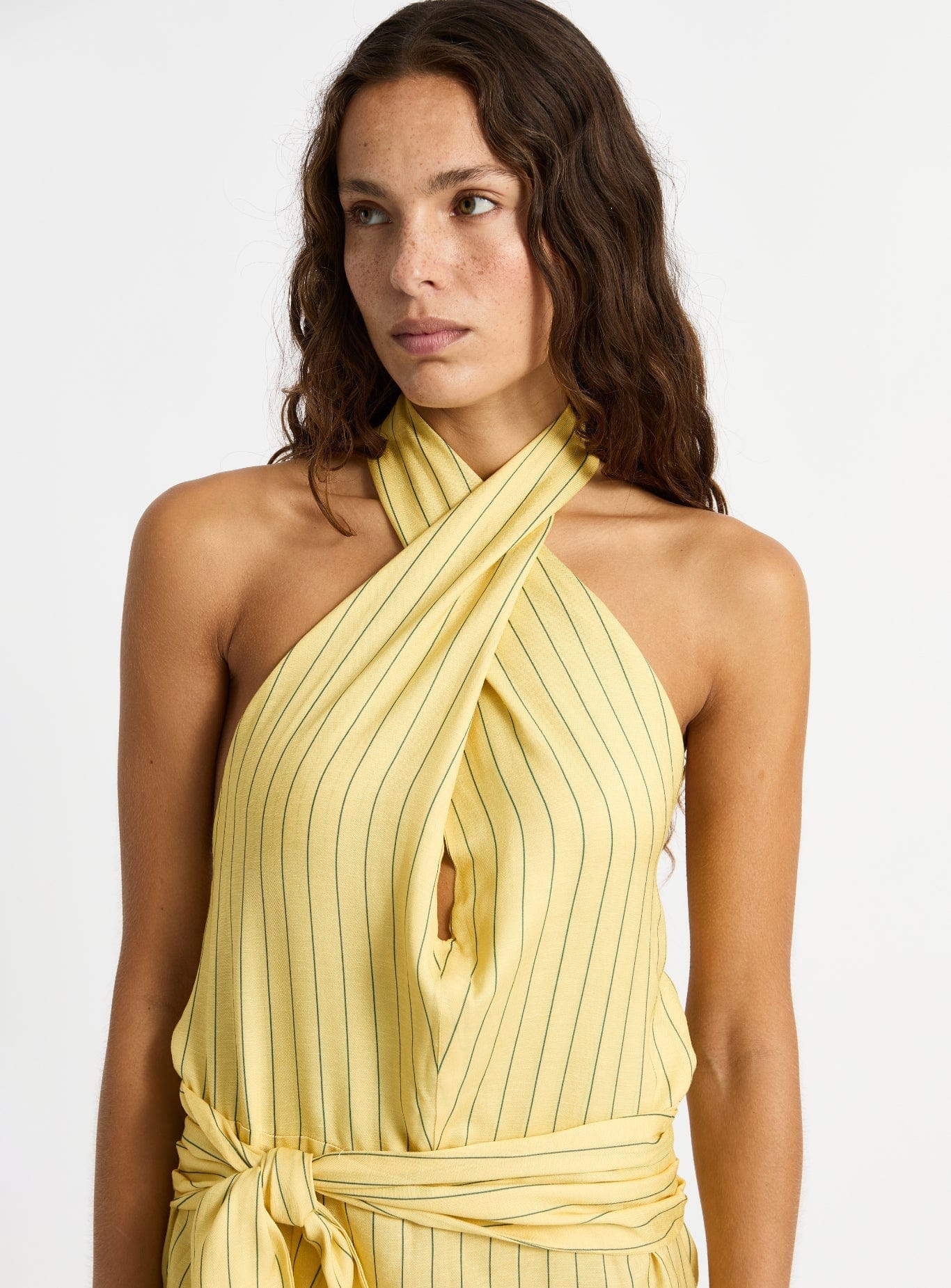 AMAZONA YELLOW SHORT DRESS