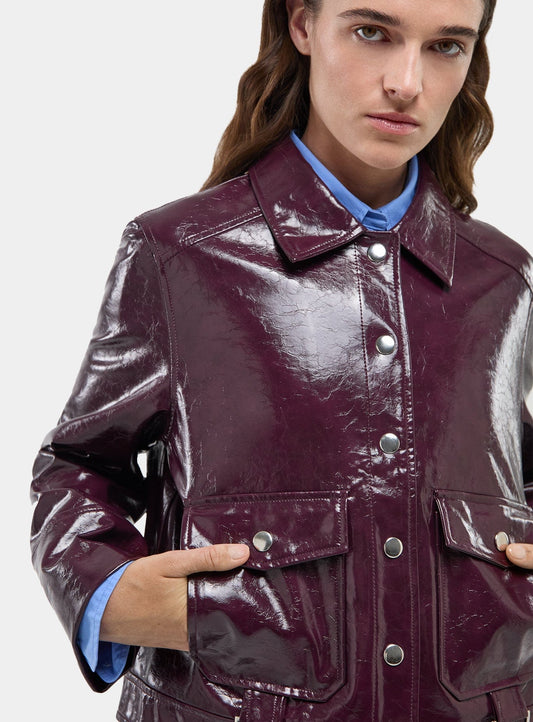 BRUNA PLUM JACKET