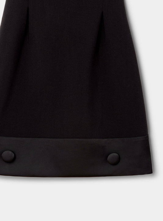 CALINA BLACK SHORT DRESS