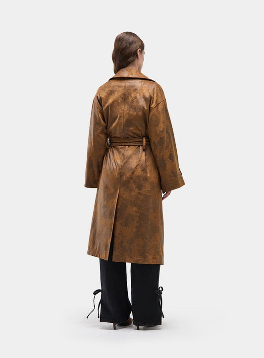COBRA BROWN TRENCH