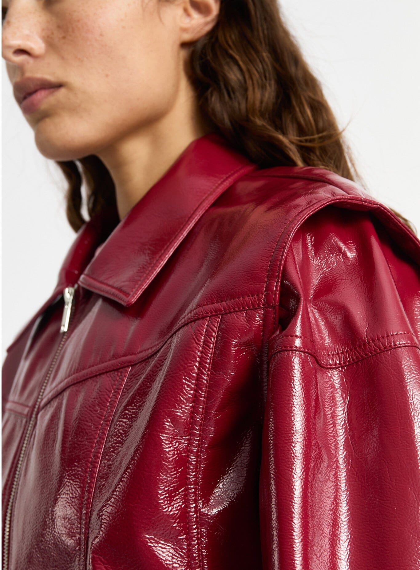 CUPIDO RED BOMBER JACKET