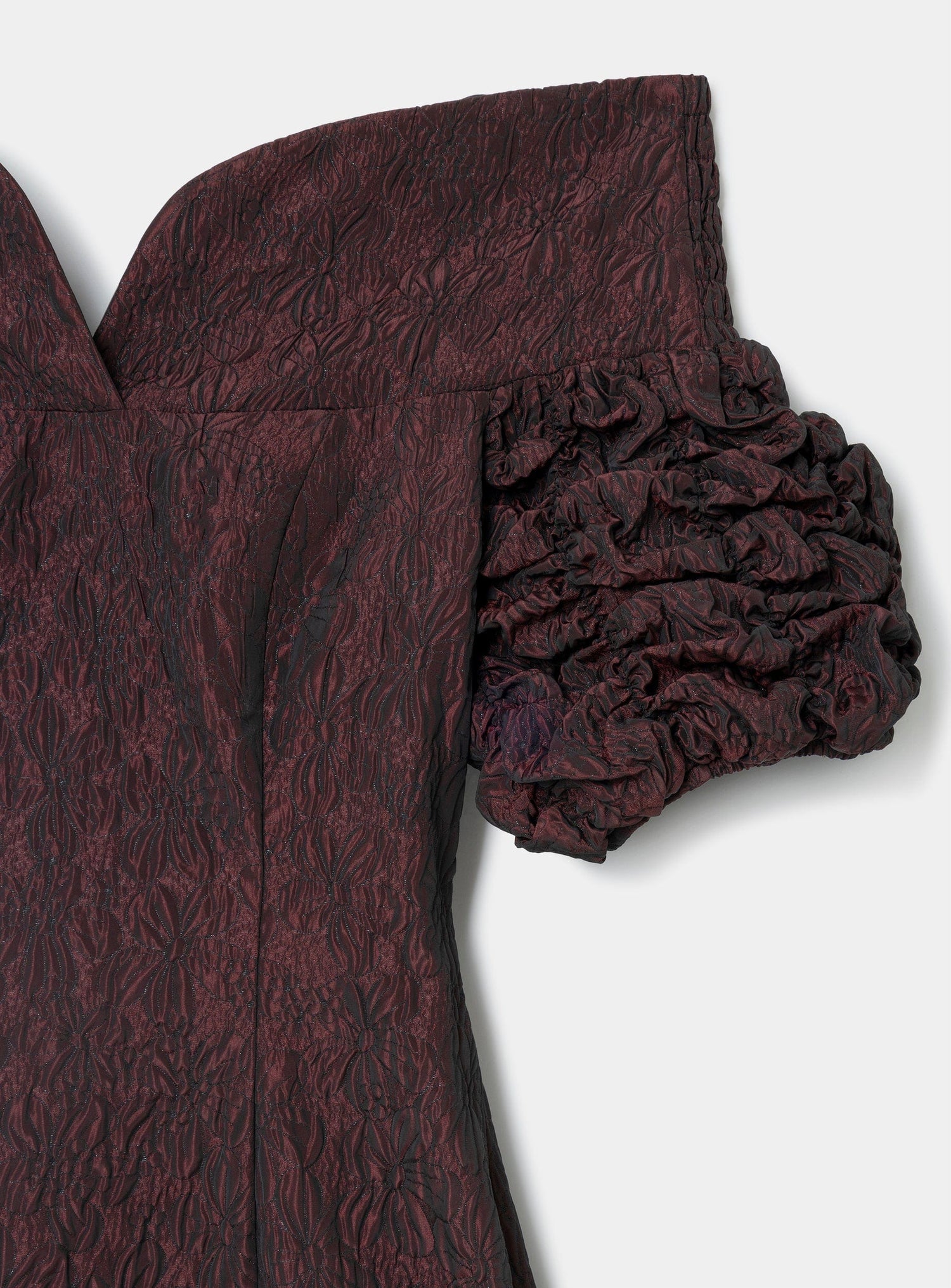 DANIELLE BURGUNDY SHORT DRESS