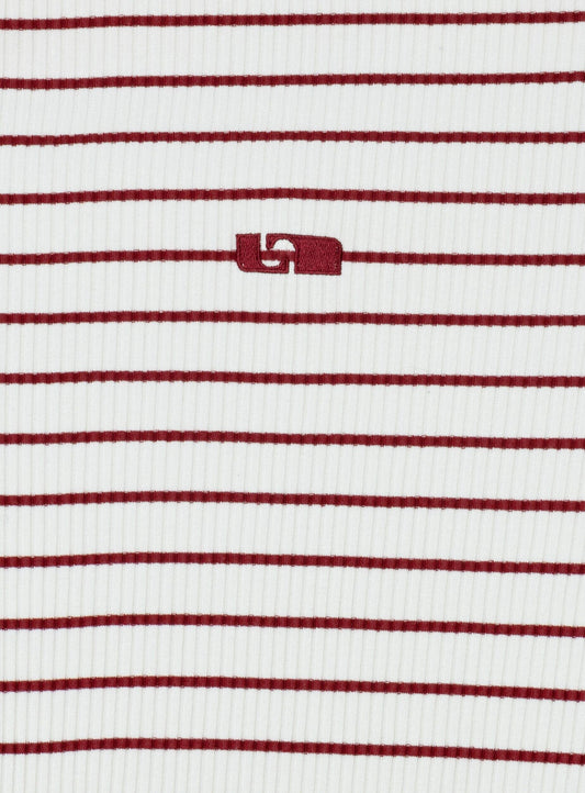 EMORY RED STRIPED LONG SLEEVE T-SHIRT