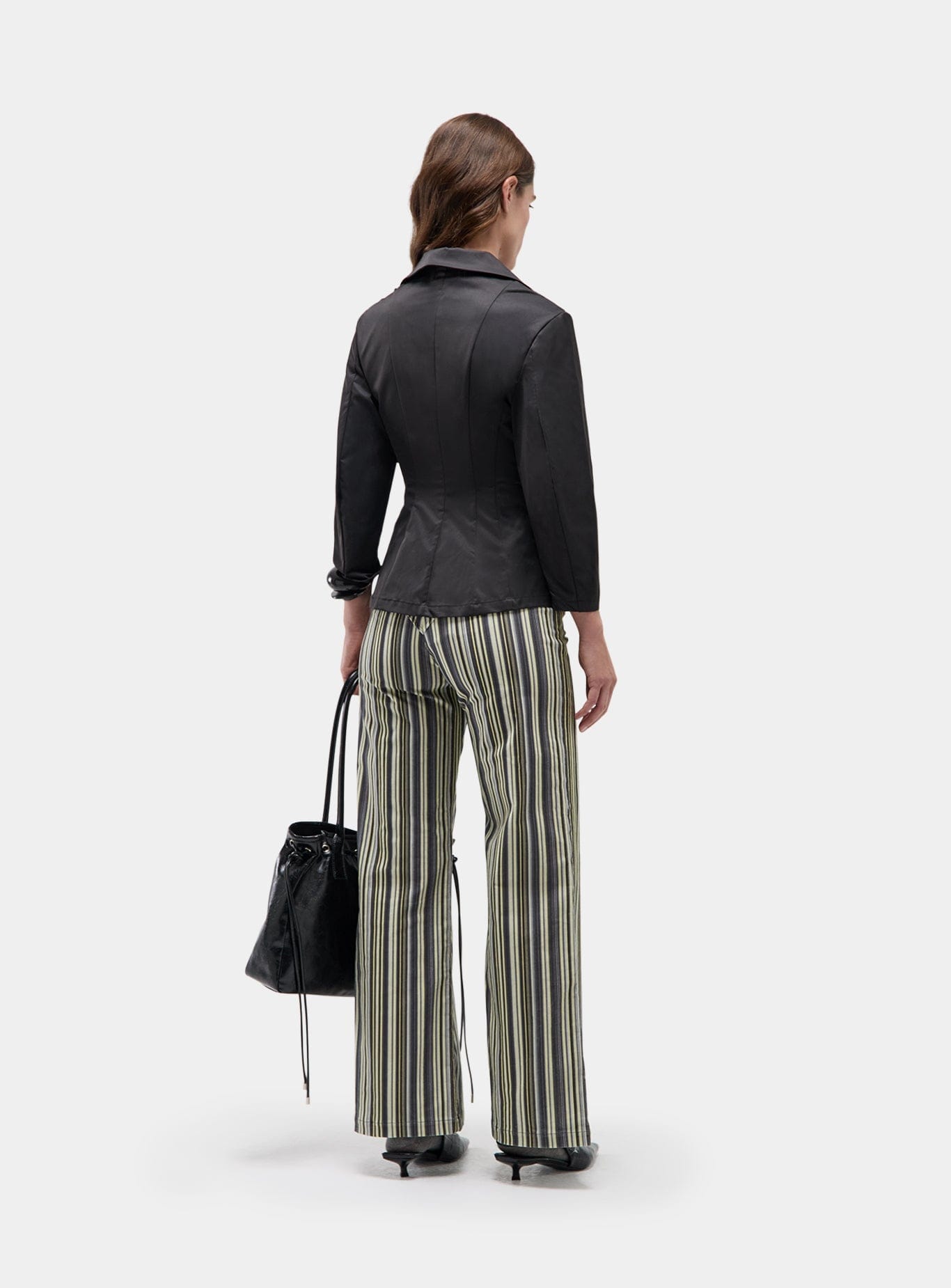 HARLEM BLACK ZIPPERED SHIRT