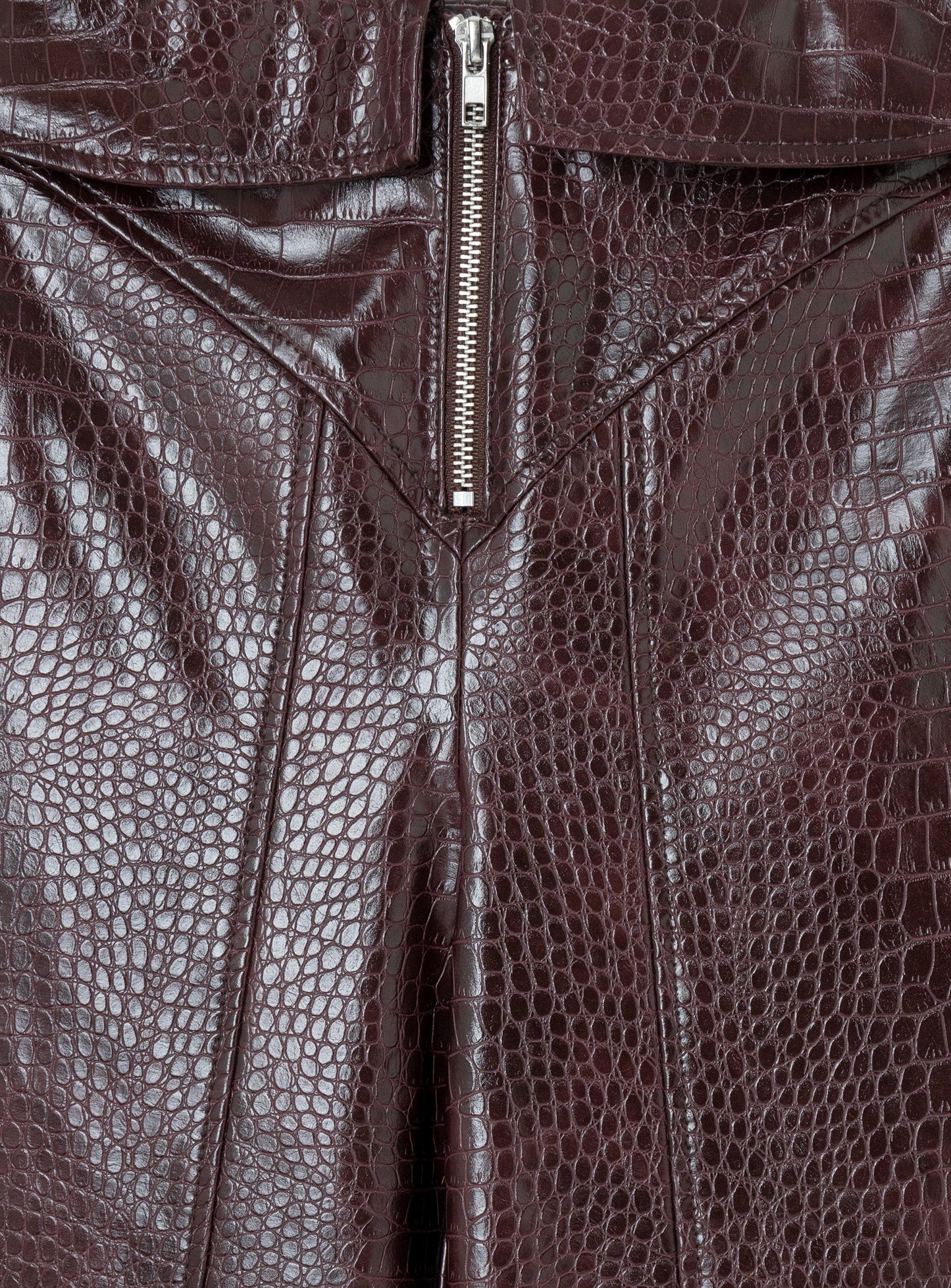 HORUS BURGUNDY TEXTURED PANTS
