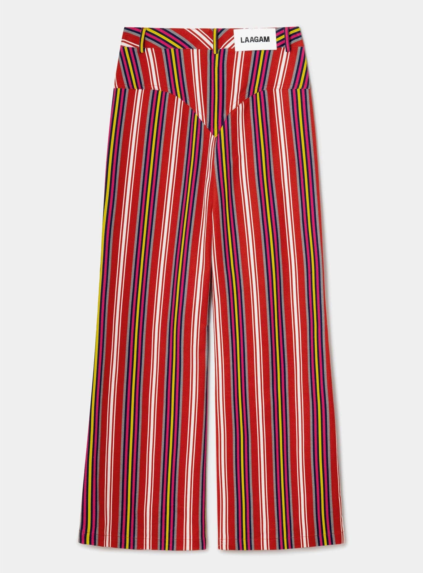 LEROY RED STRIPED TWILL PANTS