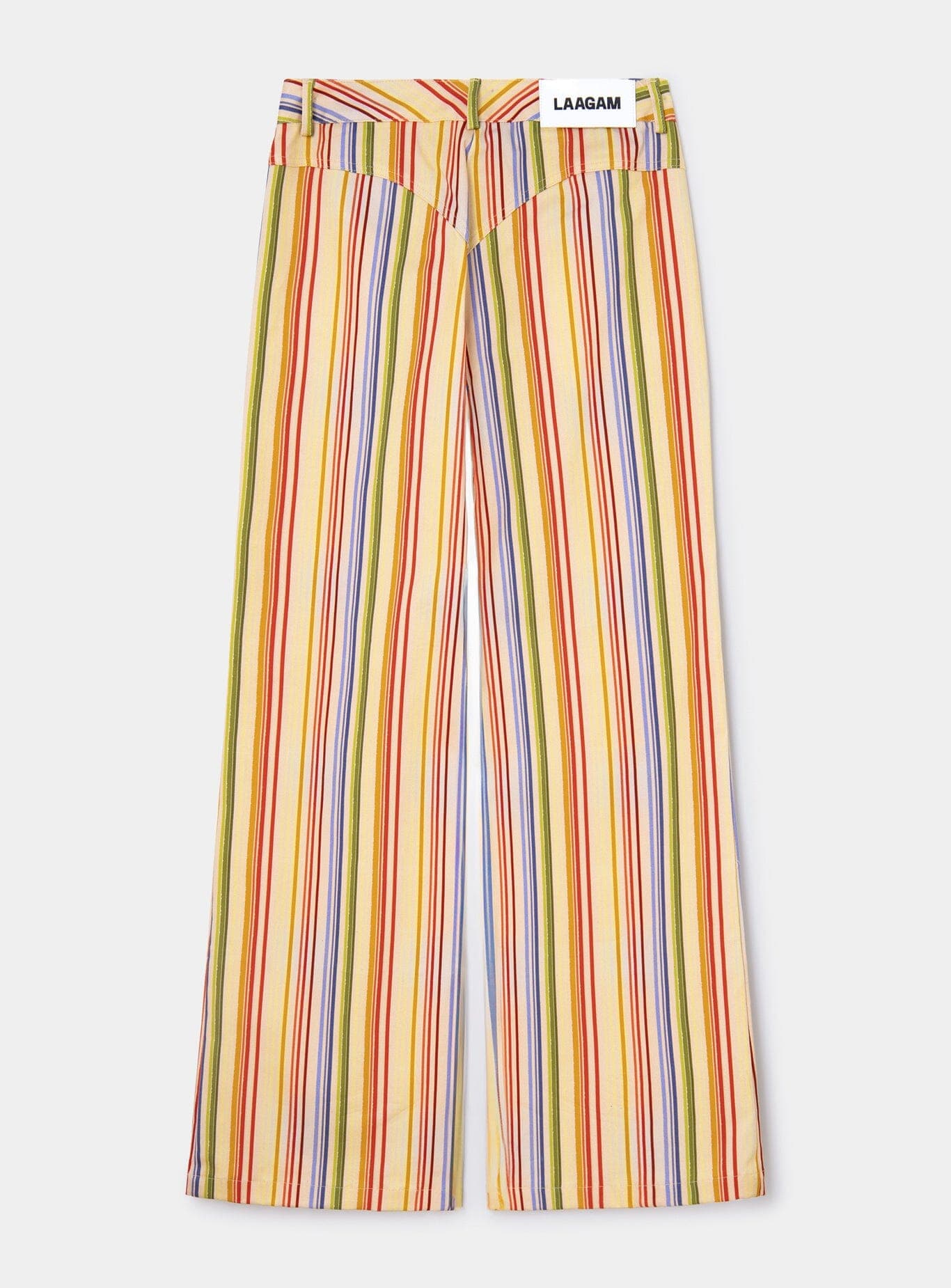 LEROY YELLOW STRIPED TWILL PANTS