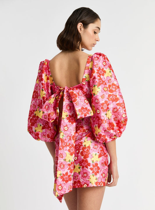 LIZA BOUQUET SHORT DRESS