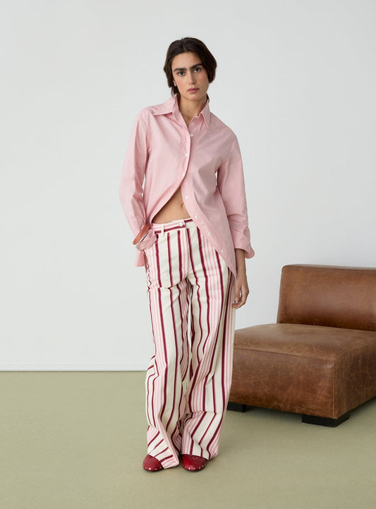 NO BOYFRIEND PINK SHIRT