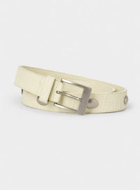KEIRA SUEDE COCO OFF WHITE BELT