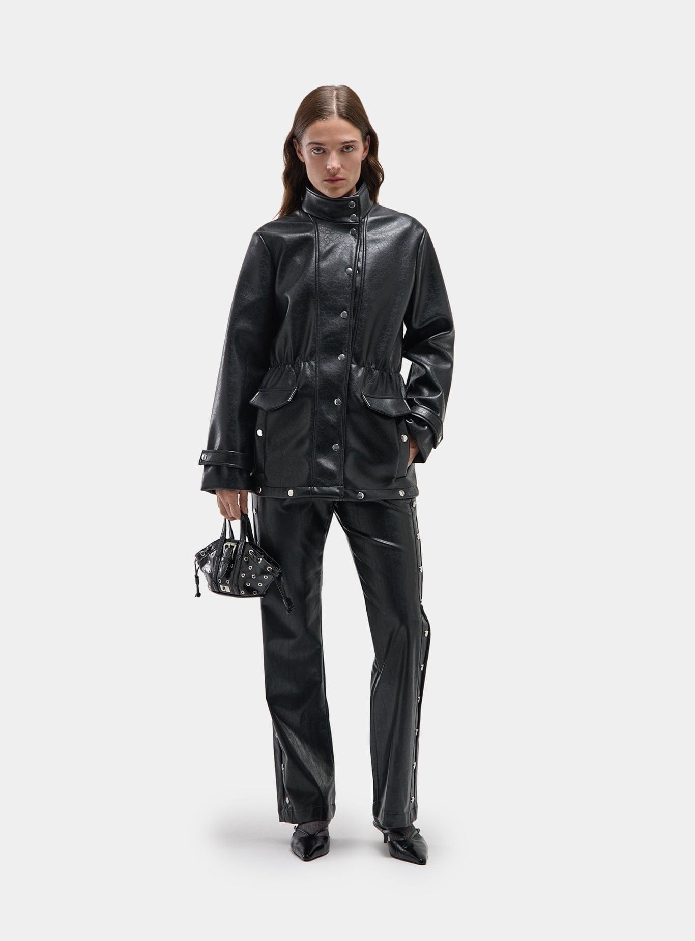 BERGHAIN BLACK LONG JACKET