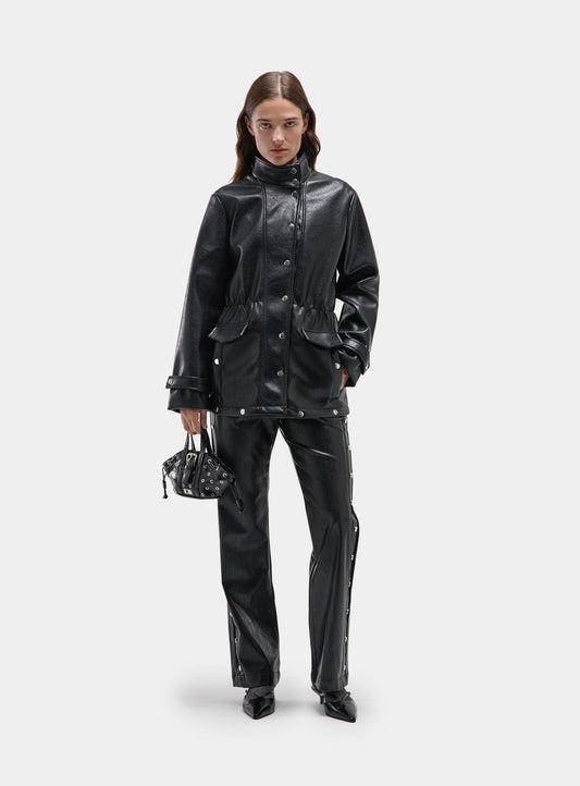 BERGHAIN BLACK LONG JACKET