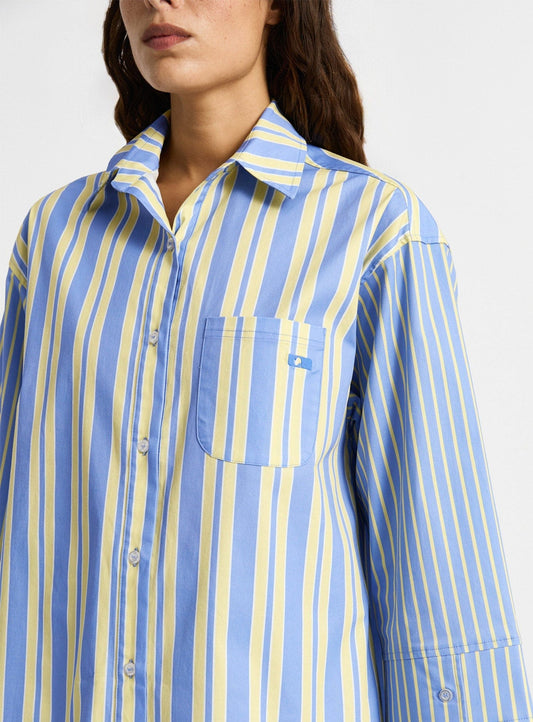 CAOS BLUE POPLIN SHIRT