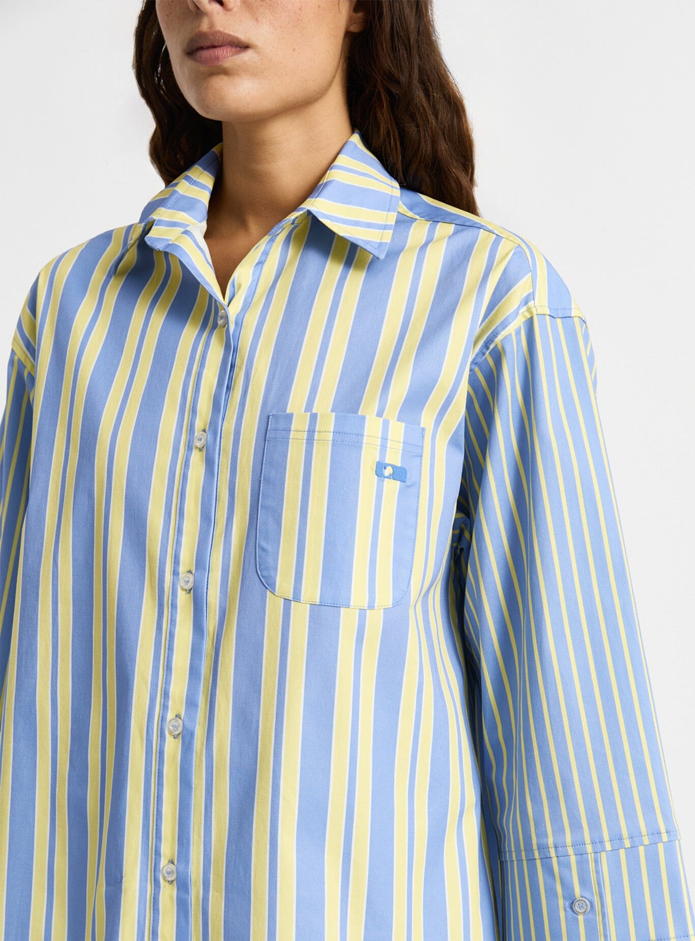 CAOS BLUE POPLIN SHIRT