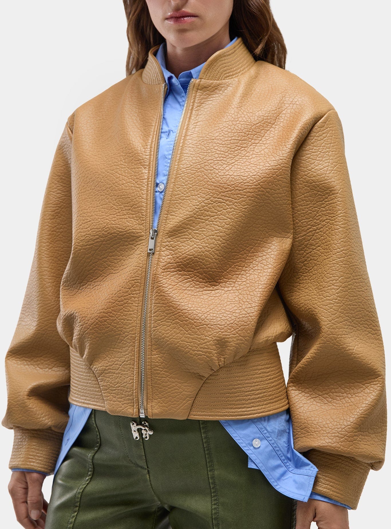 FREYA CAMEL BOMBER JACKET