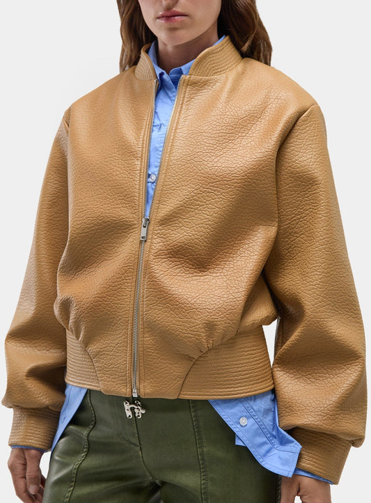 FREYA CAMEL BOMBER JACKET