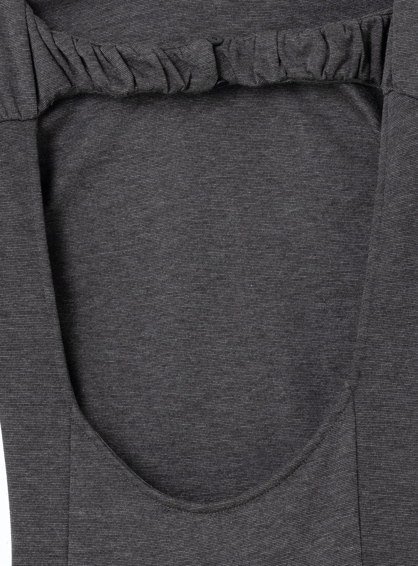 MUSA GREY DRAPED LONG DRESS