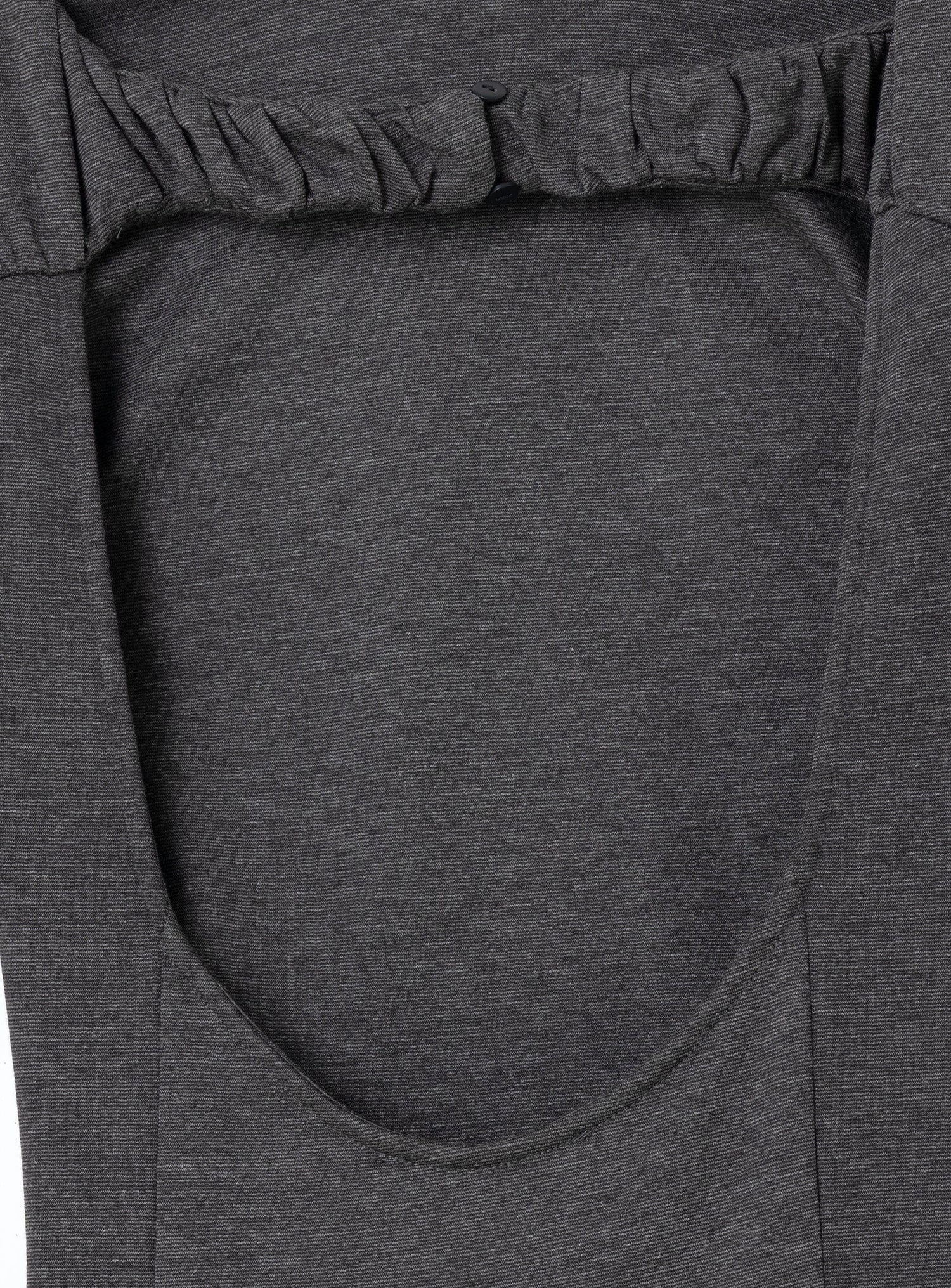 MUSA GREY DRAPED LONG DRESS