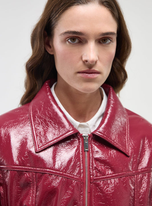 CUPIDO RED BOMBER JACKET