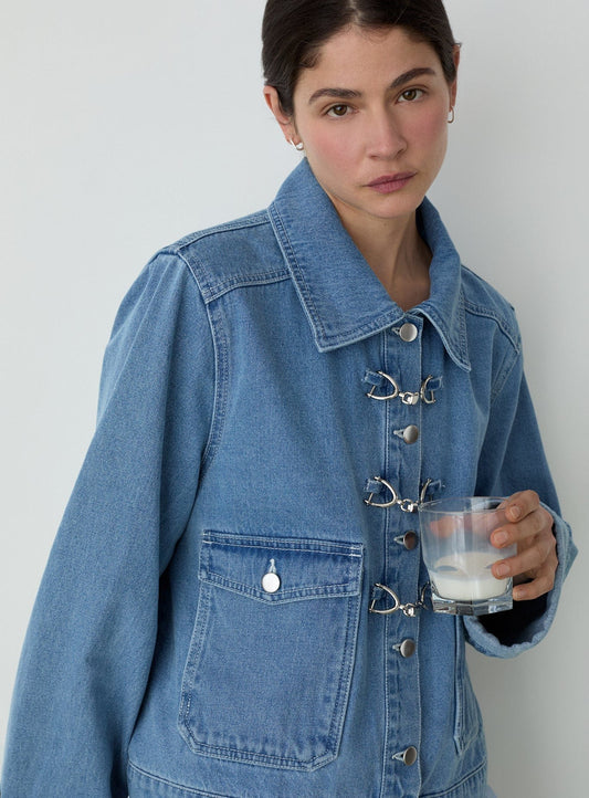 DALSTON LIGHT BLUE DENIM JACKET