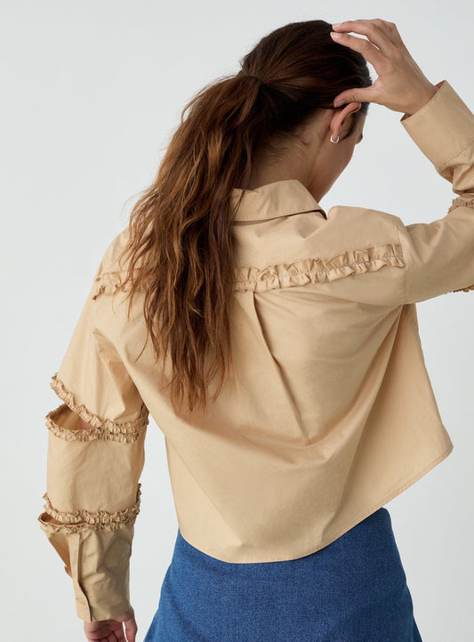 MUNA SAND CUT-OUT SHIRT