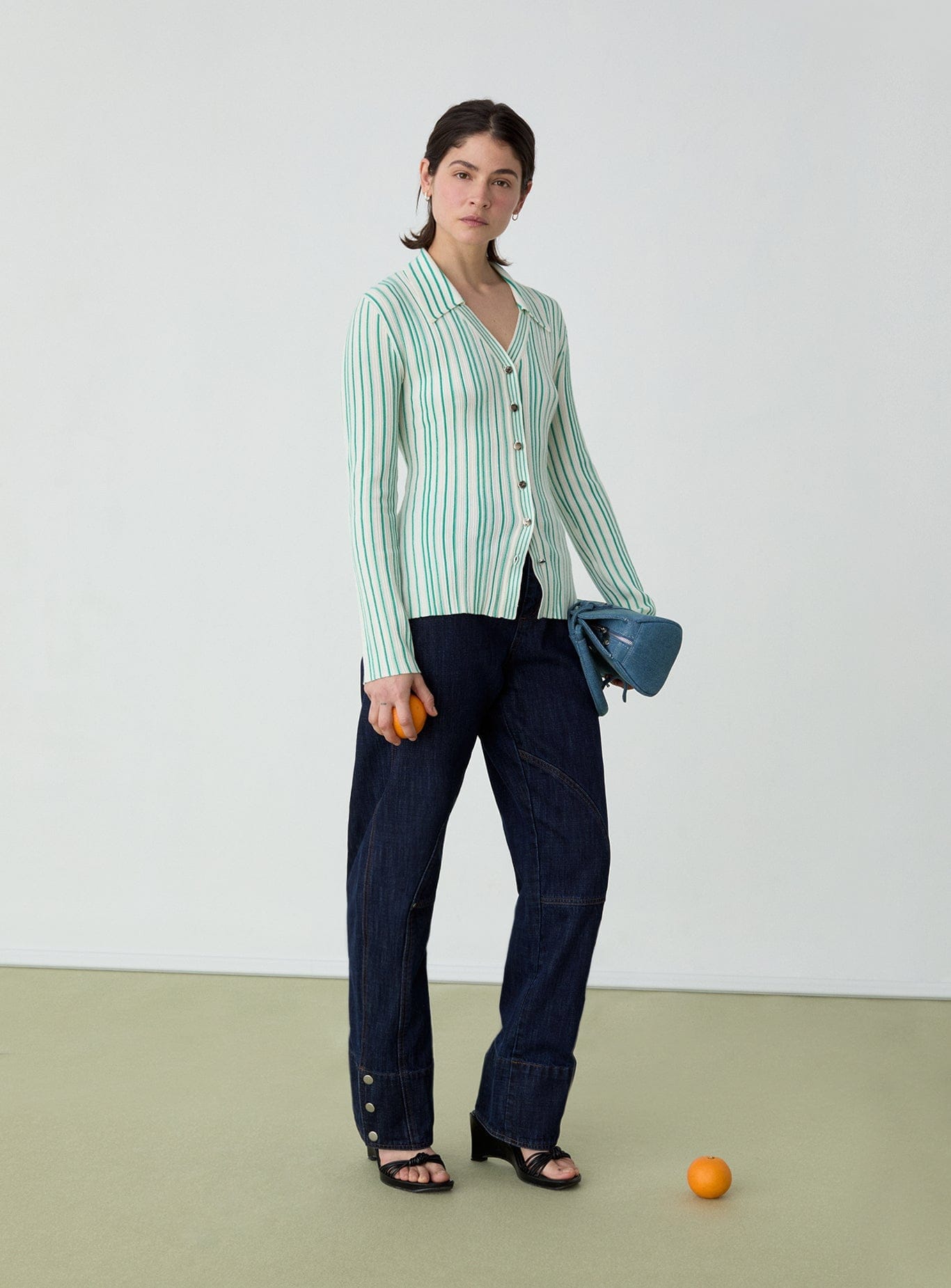 NOHO DENIM BARREL JEANS