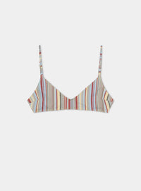 STINE STRIPED BIKINI TOP