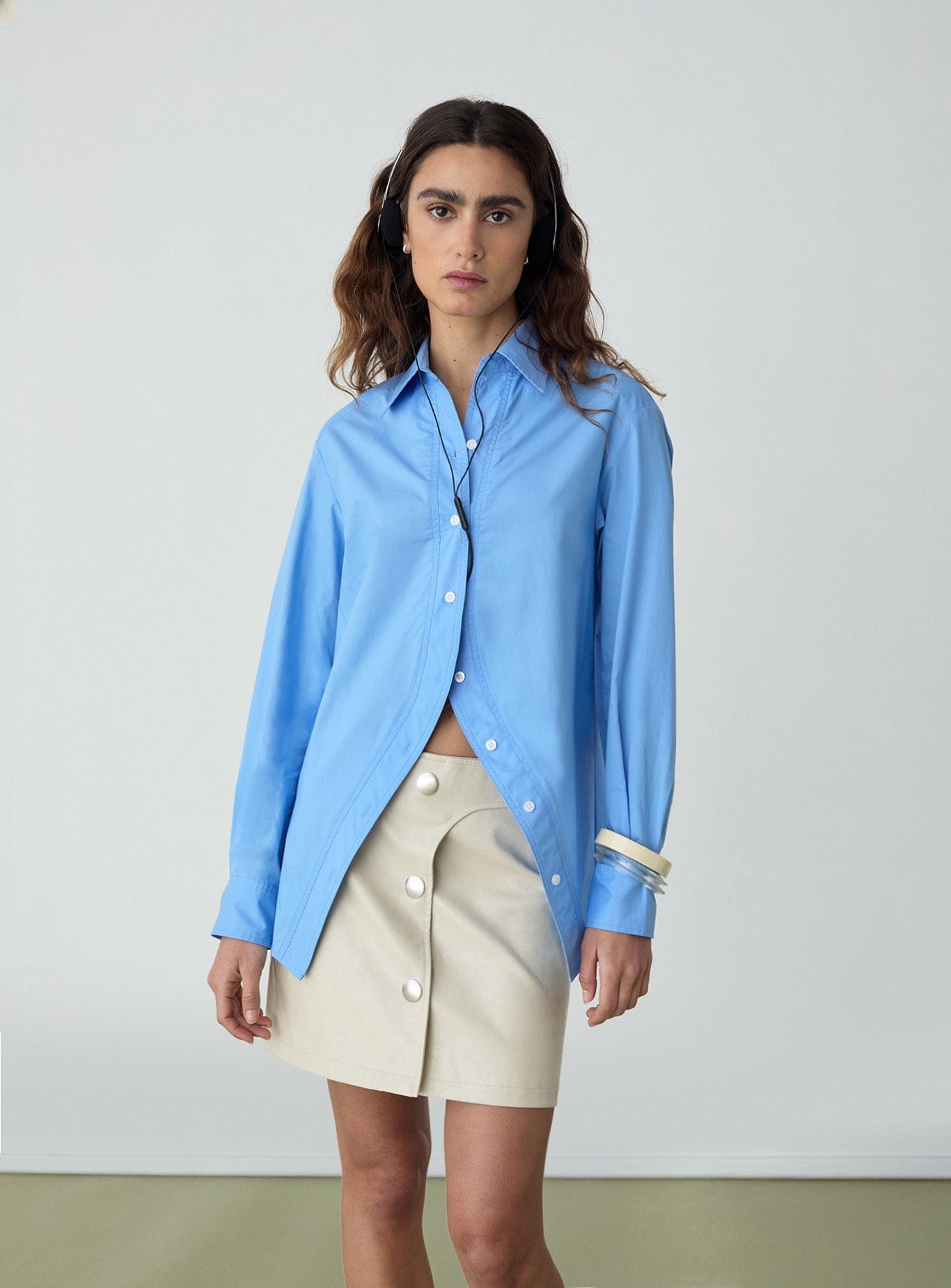 NO BOYFRIEND BLUE SHIRT