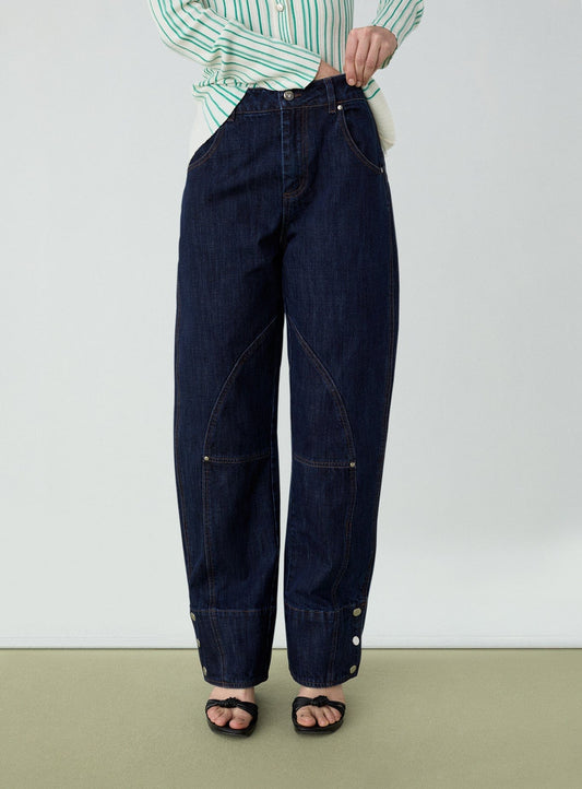 NOHO DENIM BARREL JEANS