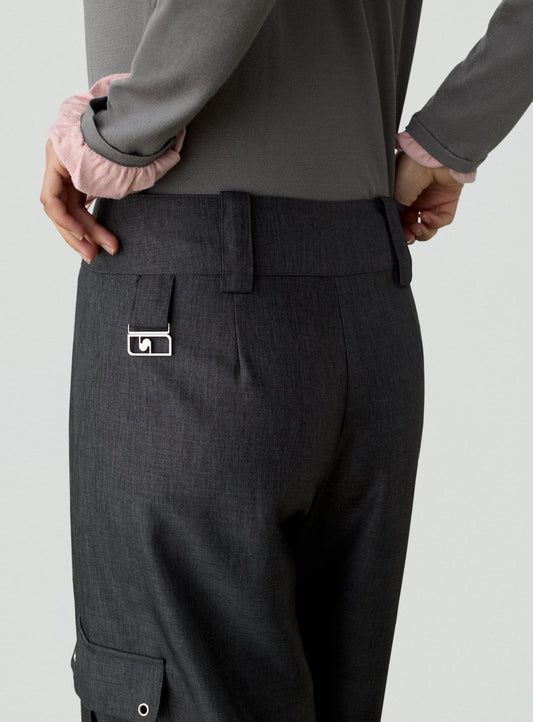 TIRSA GREY CARGO PANTS