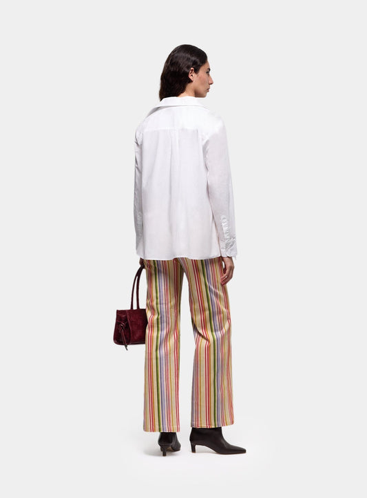 LEROY YELLOW STRIPED TWILL PANTS