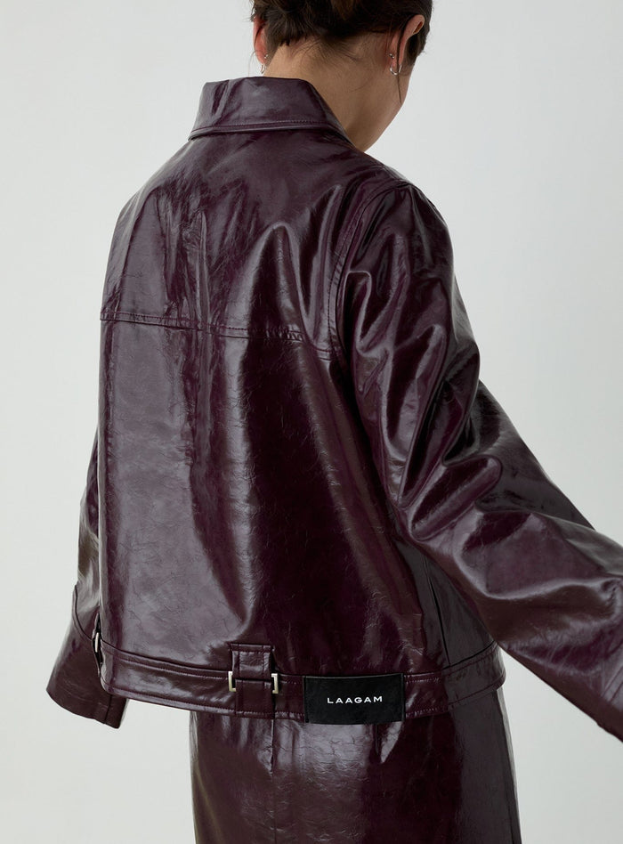 BRUNA PLUM JACKET