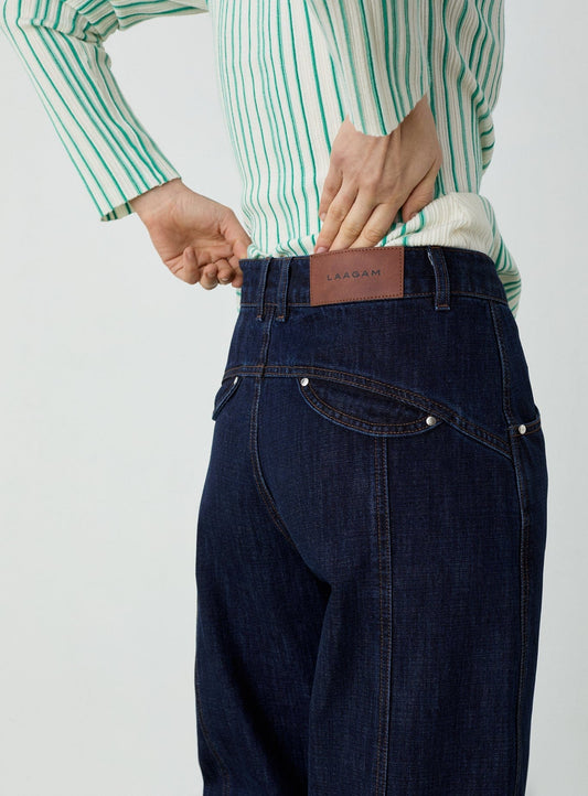 NOHO DENIM BARREL JEANS
