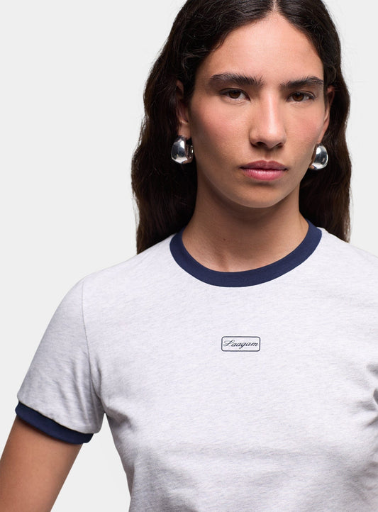 HERA GREY LOGO T-SHIRT