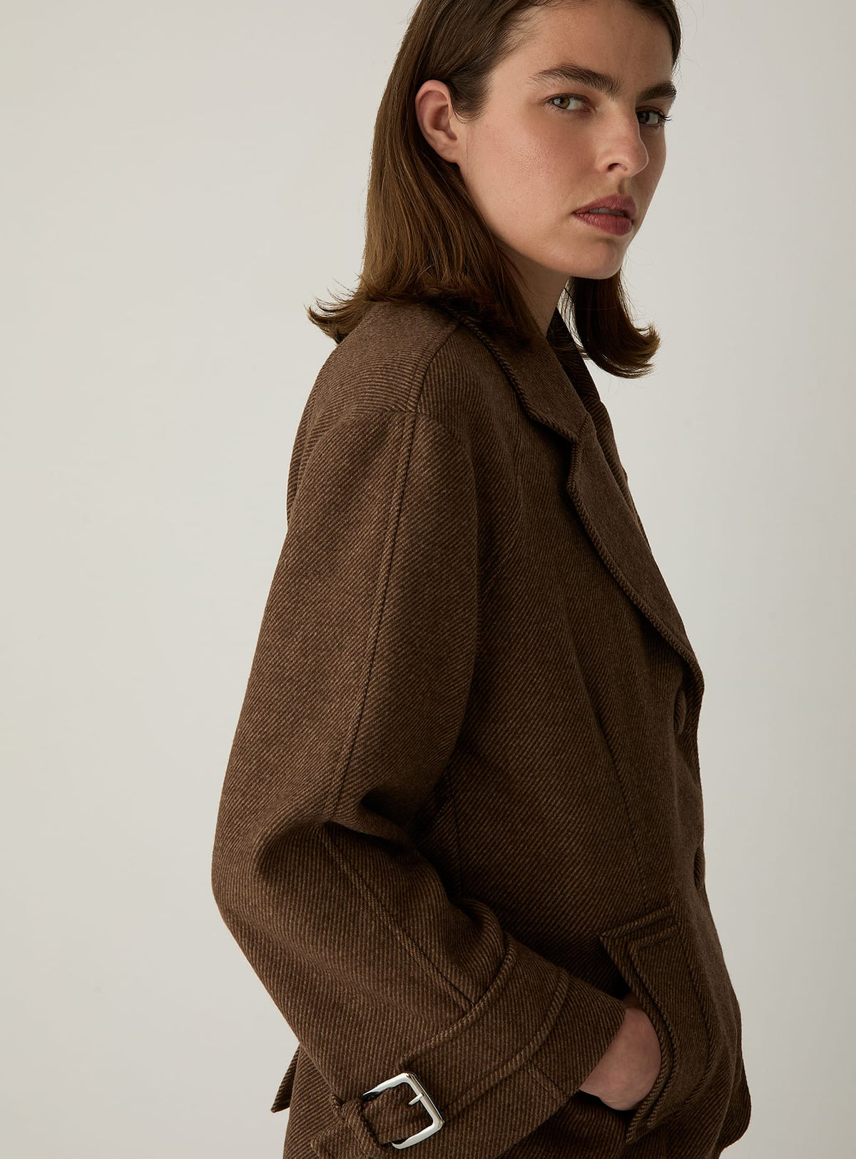 AFRICA BROWN BLAZER JACKET
