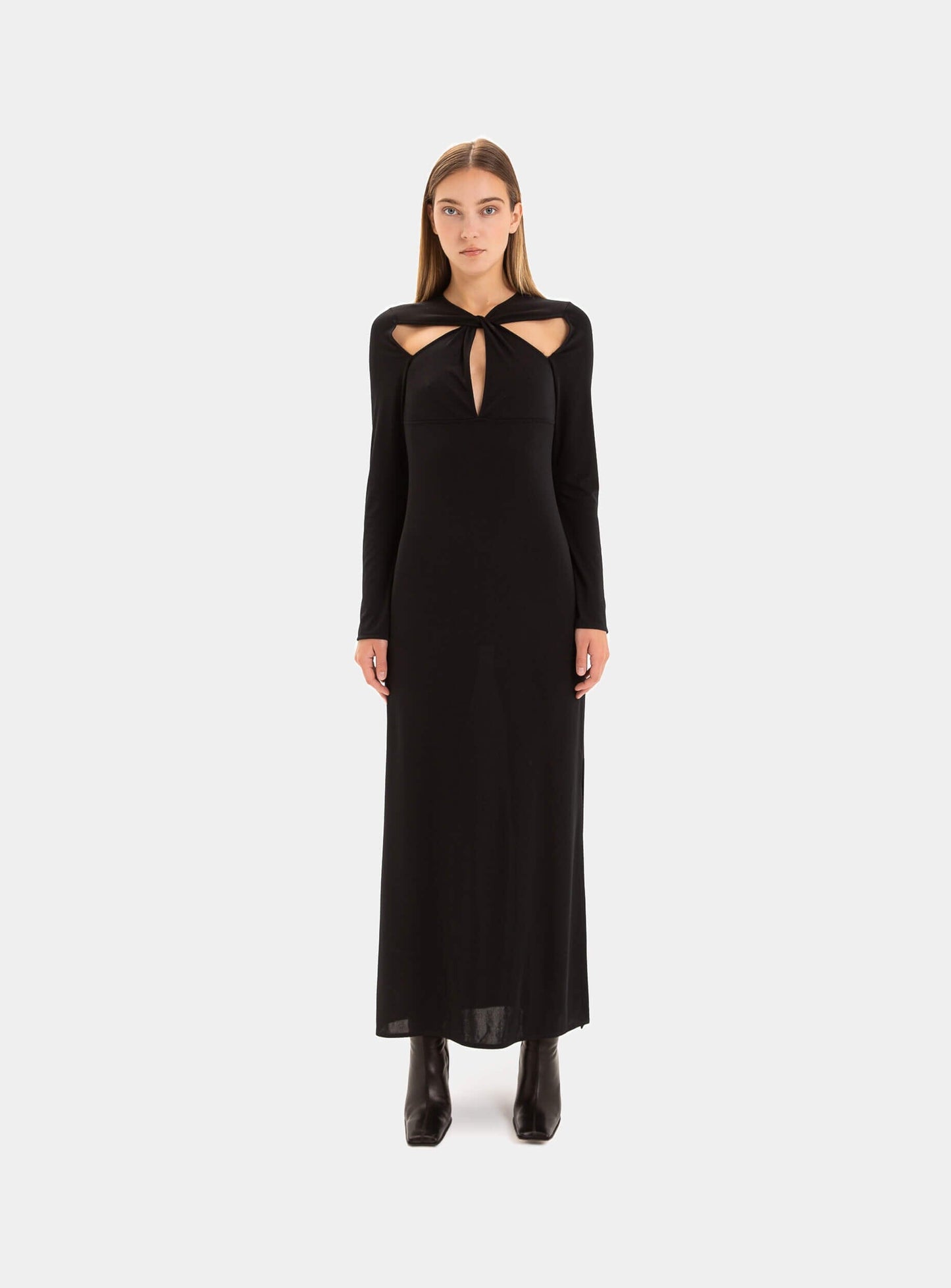 ALEXANDRA BLACK STRETCH DRESS