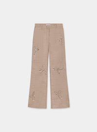 AMELIE SAND TEXTURED PANTS