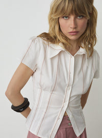 ARLIE WHITE SHORTSLEEVE SHIRT