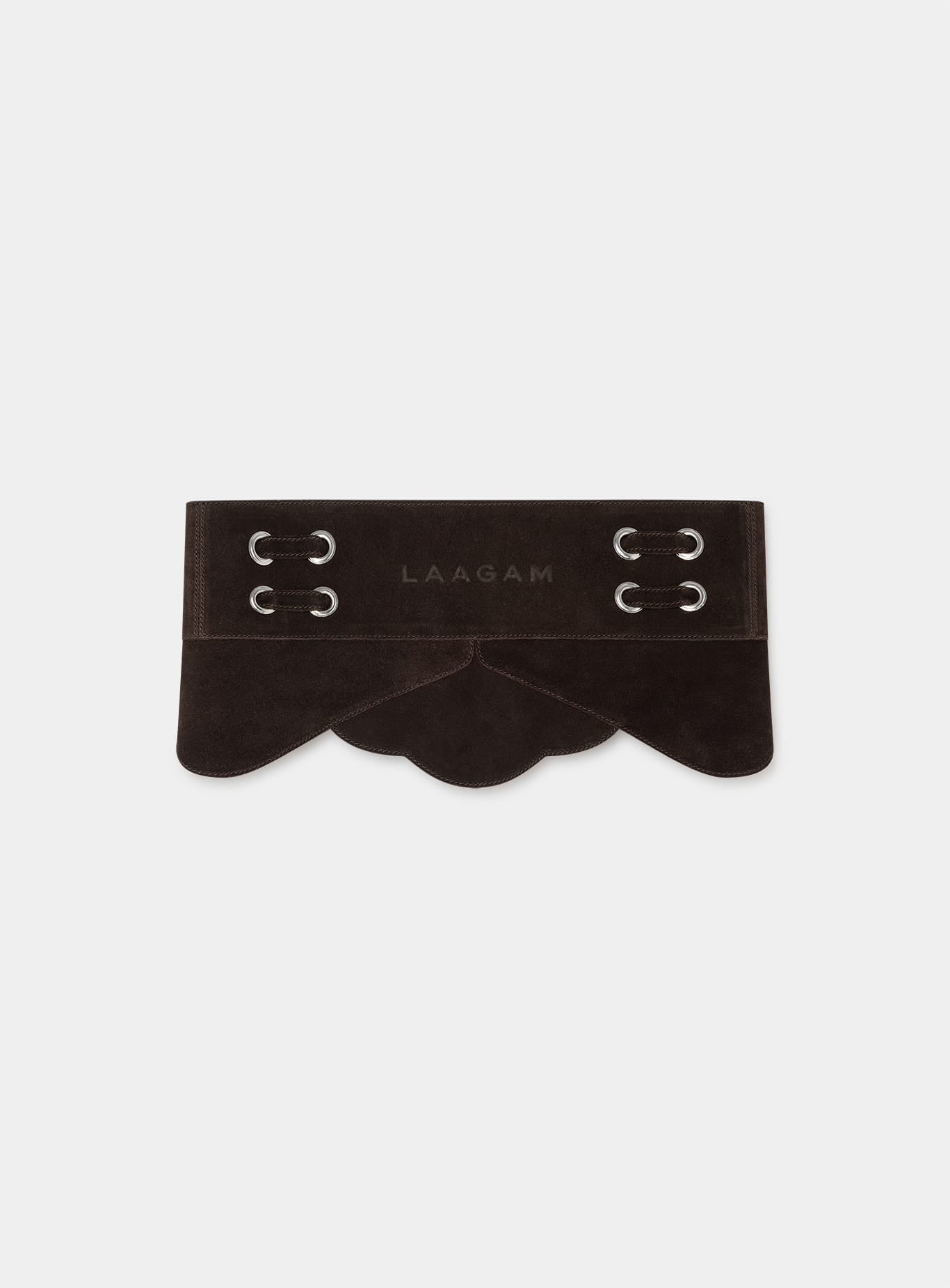 AVERY CHOCOLATE SUEDE BELT