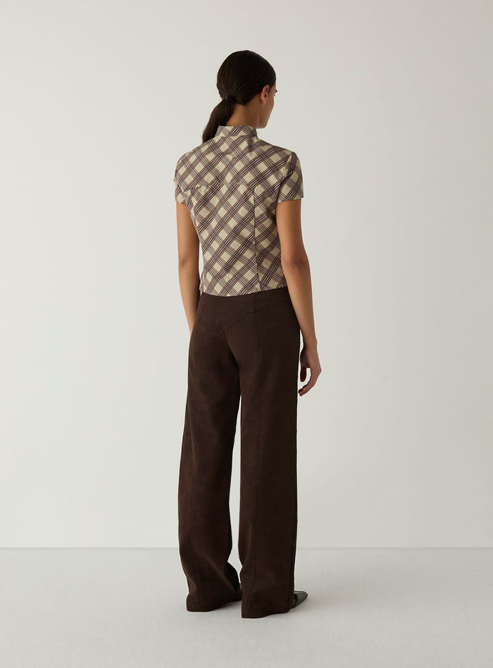 AZURA ECRU SQUARED TOP