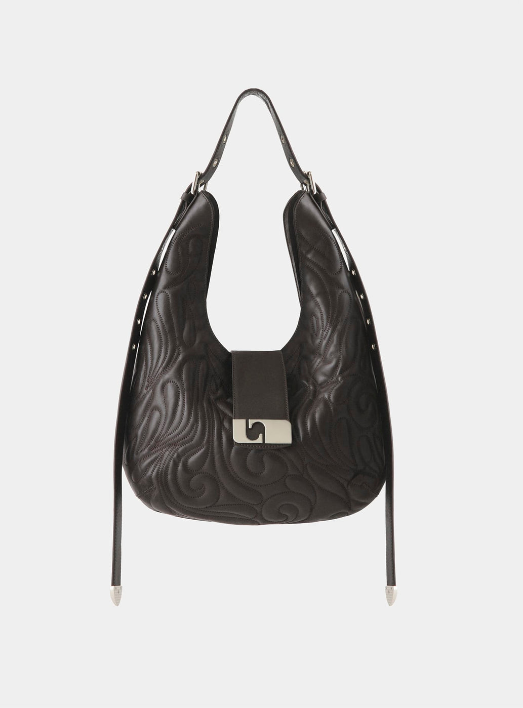 VIXEN BROWN LEATHER PADDED BAG