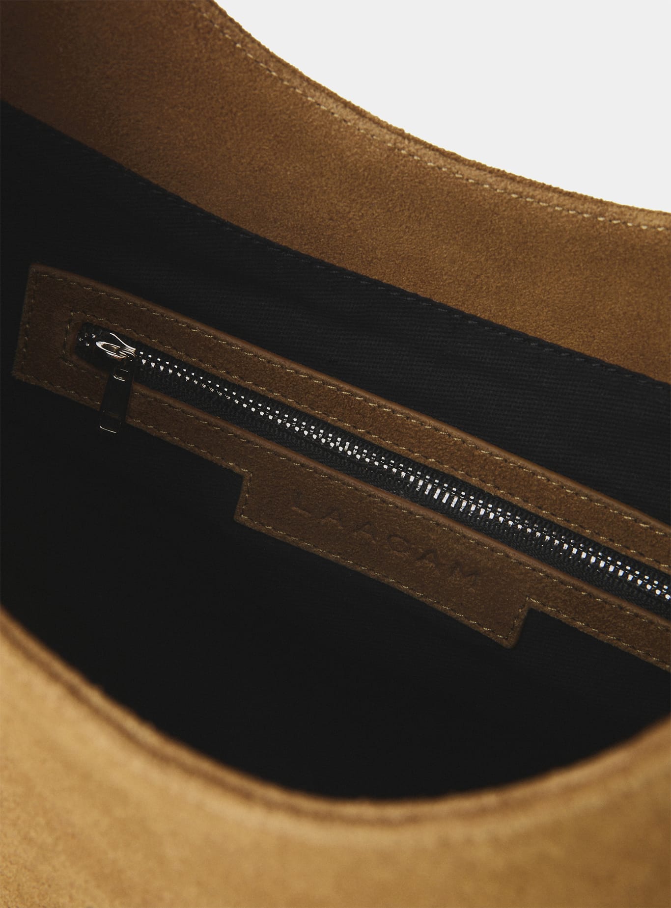 VIXEN CAMEL SUEDE BAG