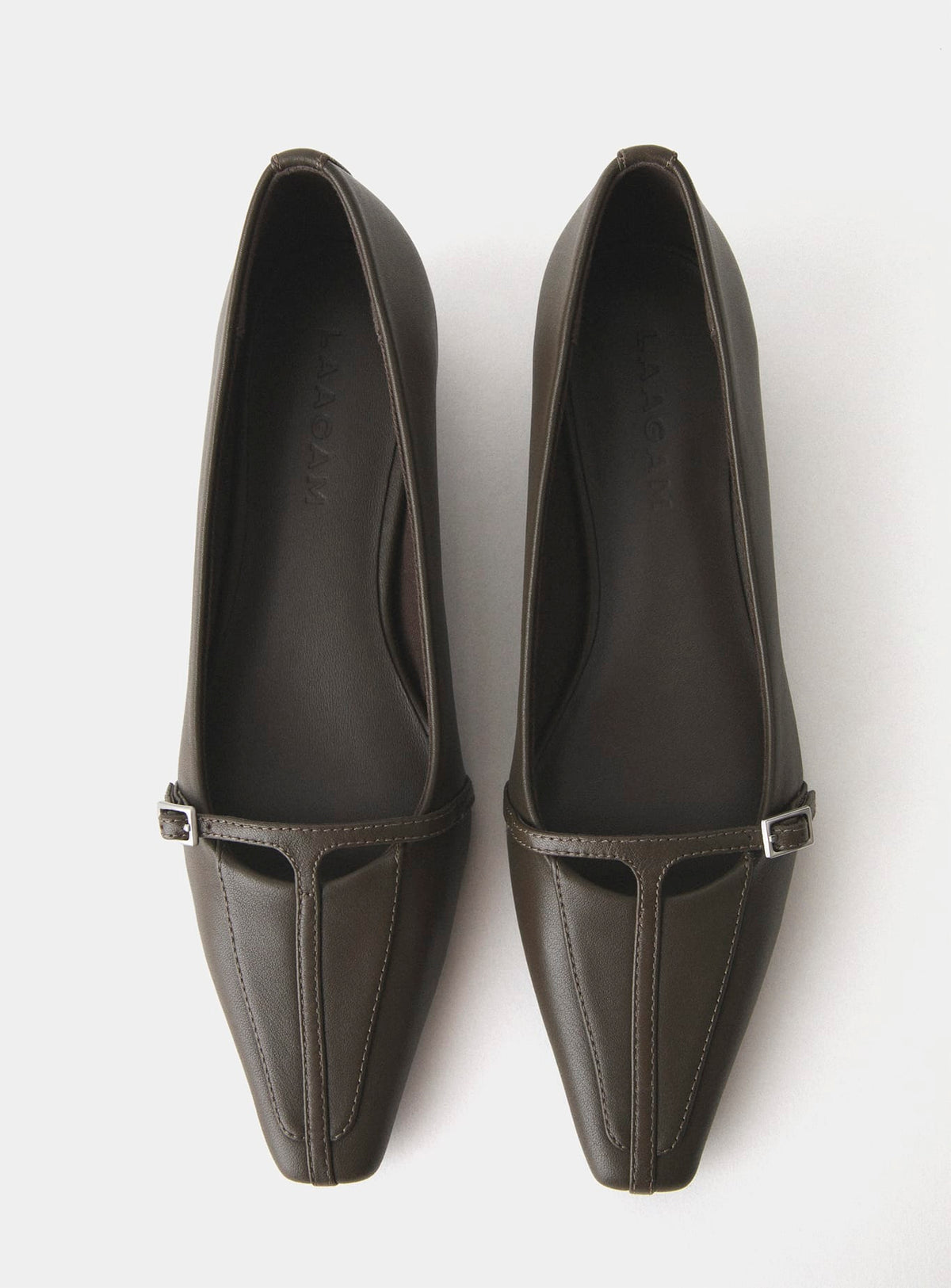 MIA LEATHER KITTEN HEELS