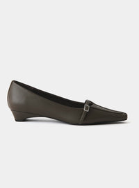 MIA LEATHER KITTEN HEELS